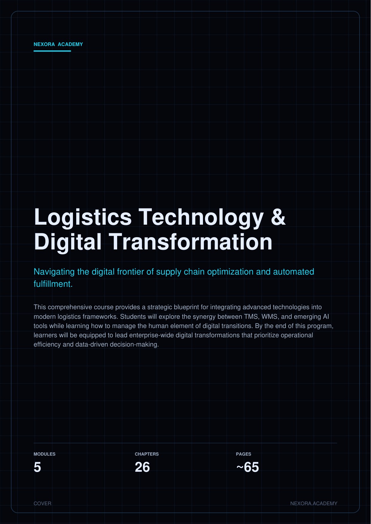 Logistics Technology & Digital Transformation — cover