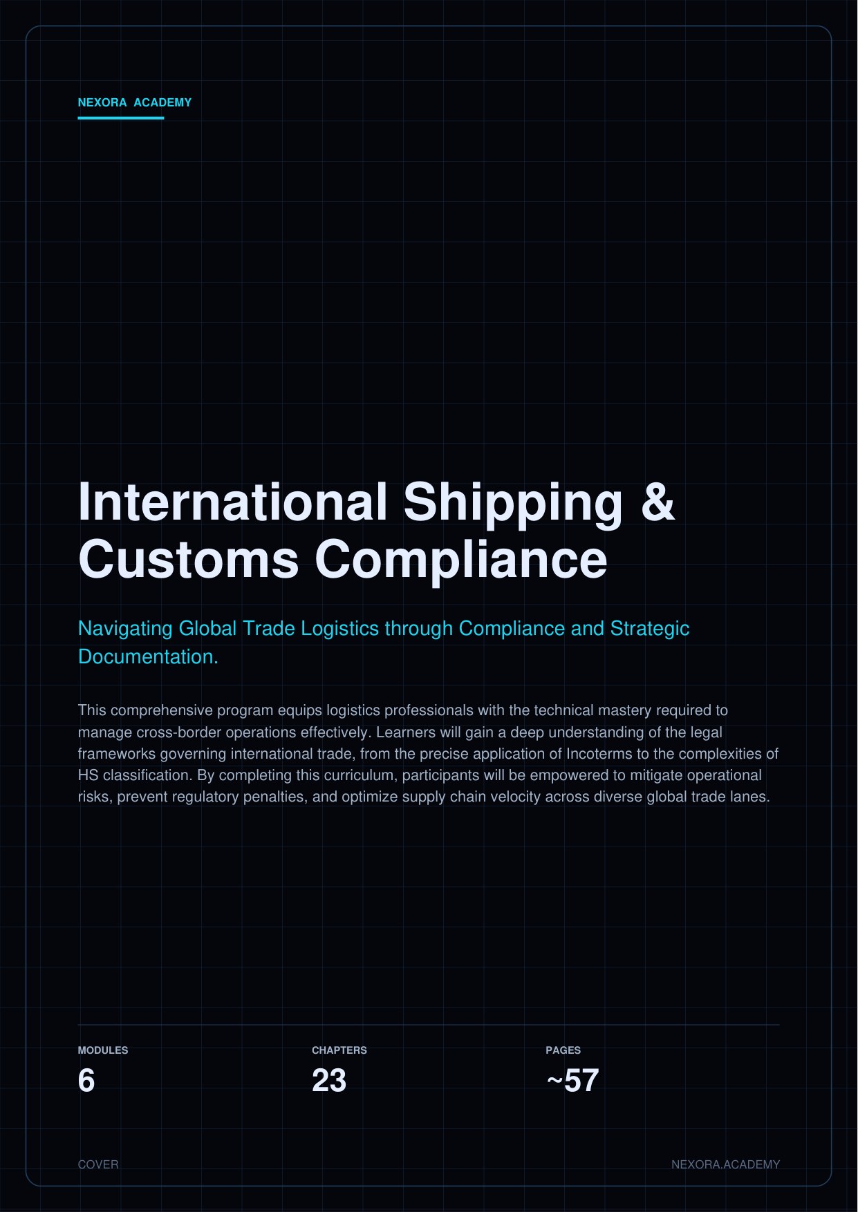 International Shipping & Customs Compliance — cover
