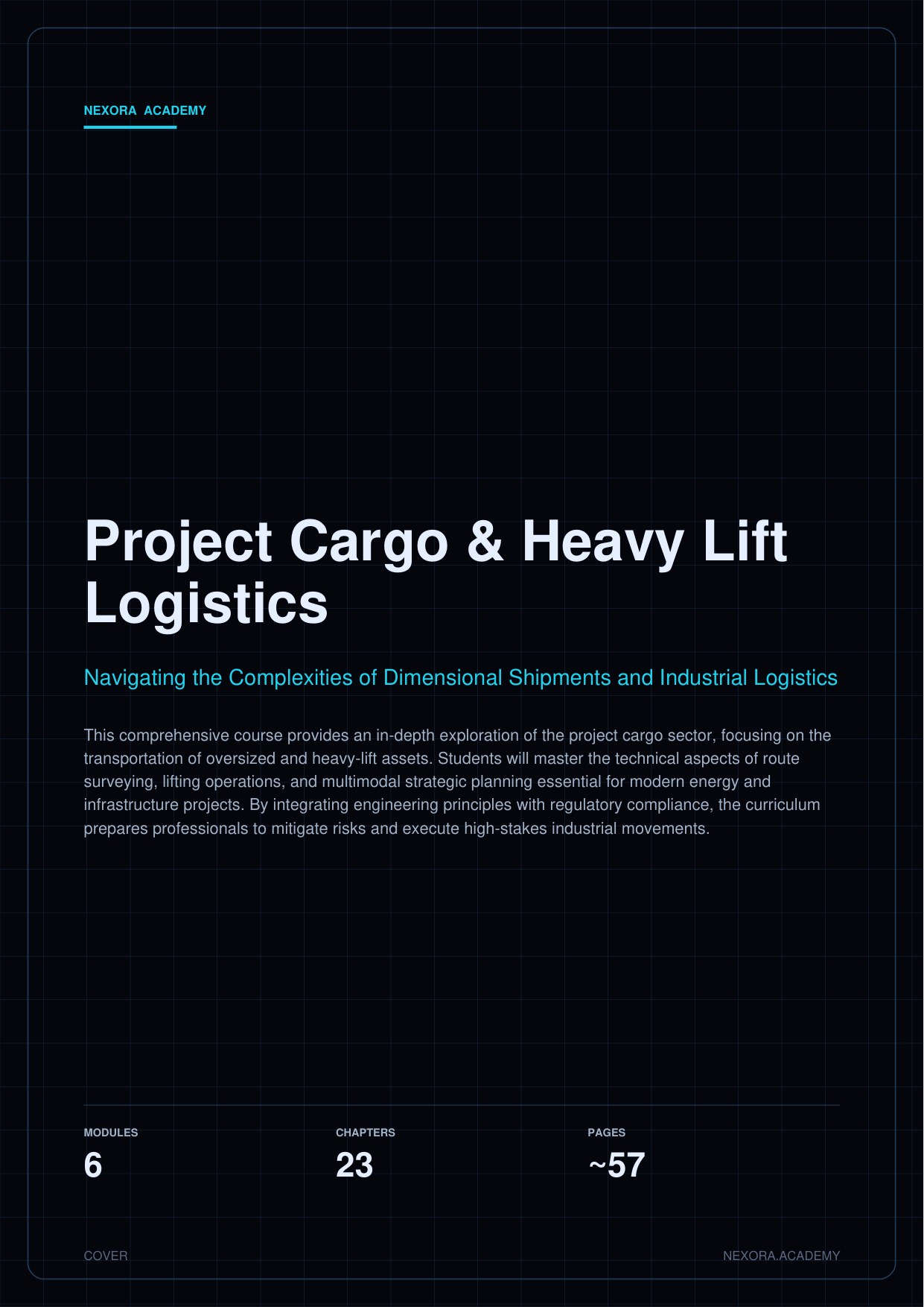 Project Cargo & Heavy Lift Logistics — cover
