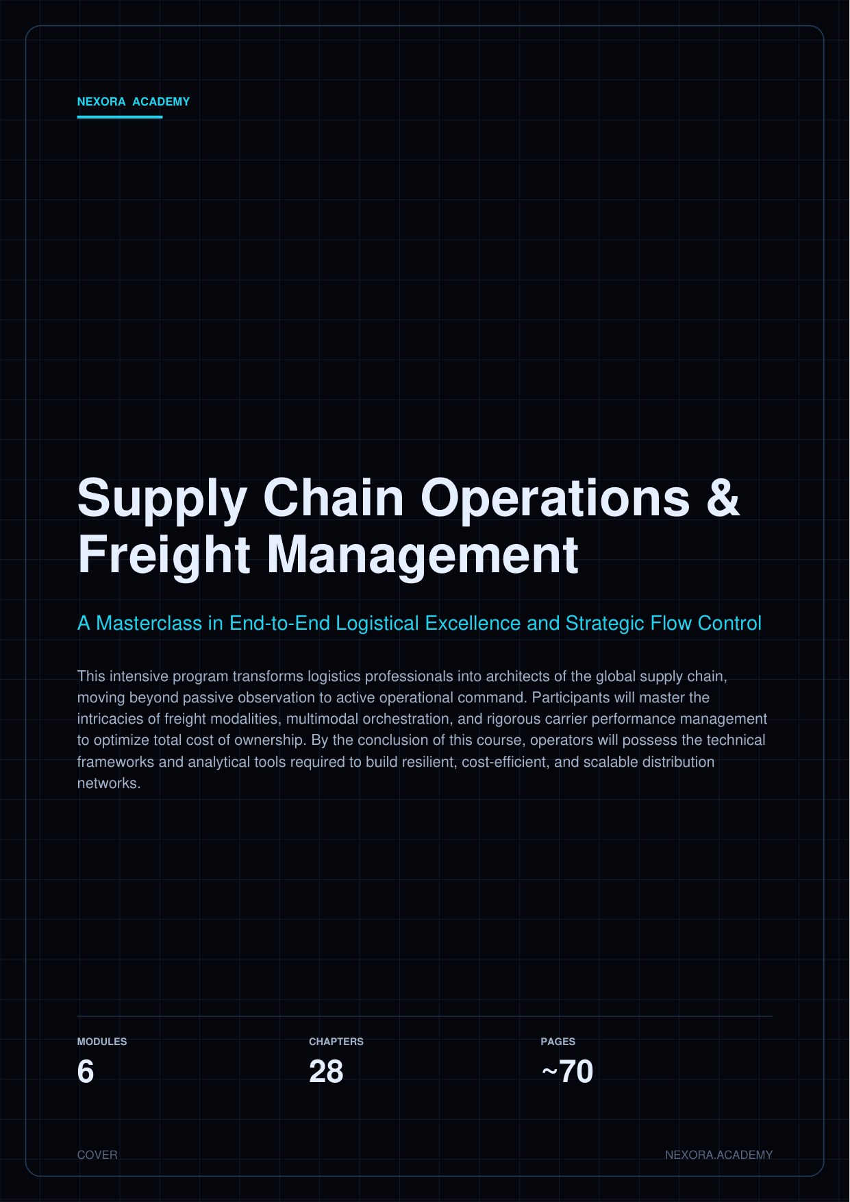 Supply Chain Operations & Freight Management — cover